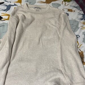 American Age Men's Light Gray Crewneck Sweater